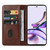 For Motorola Moto G13 Magnetic Closure Leather Phone Case(Brown)