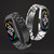 For Xiaomi Mi Band 8 Mijobs CS Case Three Bead Metal Stainless Steel Watch Band(Gold)