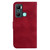 For Infinix Hot 20 Play 7-shaped Embossed Leather Phone Case(Red)