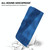 For Infinix Hot 12i 7-shaped Embossed Leather Phone Case(Blue)