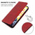 For Realme C55 Magnetic Closure Leather Phone Case(Red)