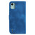 For Nokia C12 7-shaped Embossed Leather Phone Case(Blue)