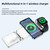 T30 Folding Wireless Charging Stand for Cell Phone Watch Headset 4 in 1 Charger