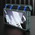 For Samsung Galaxy Z Fold5 GKK Integrated Magnetic Flip Plain Leather Phone Case with Pen Box(Green)