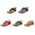 PU Leather Flip Flop Sandals Roman Style Adjustable Strap Sandals, Size: 42(Brown)