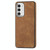 For Samsung Galaxy S23 5G Skin-Feel Electroplating TPU Shockproof Phone Case(Browm)