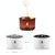 Volcanic Essential Oil Aroma Diffuser Ultrasonic Air Humidifier, Model: Full Split Remote Control(UK Plug)
