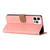 For iPhone 15 Pro Max Seven Butterflies Embossed Leather Phone Case(Pink)