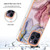 For iPhone 15 Pro Electroplating Marble Dual-side IMD Phone Case(Rose Red 014)