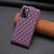 For Samsung Galaxy A41 Diamond Lattice Vertical Flip Leather Phone Case(Dark Purple)