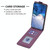 For Samsung Galaxy A41 Diamond Lattice Vertical Flip Leather Phone Case(Dark Purple)