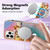 For iPhone 15 Pro Marble Pattern Dual-side IMD Magsafe TPU Phone Case(Dream Butterfly)