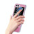 For Samsung Galaxy Z Flip5 JUNSUNMAY Color Painting  Ring Holder Protective Case(Red)