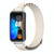 For Huawei Band 8 Mijobs Nylon Breathable Watch Band(Grey+Silver)