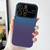 For iPhone 13 Pro Max Gradient PC + TPU Shockproof Phone Case(Dark Blue Purple)