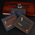 Baellerry Synthetic Leather Men Short Wallet Large Capacity Multi-Card Slot Zipper Wallet(Coffee)