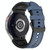 For Samsung Galaxy Watch 6 Classic Silicone Leather Black Buckle Watch Band(Midnight Blue)