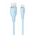 Baseus Pudding Series 2.4A USB to 8 Pin Fast Charging Data Cable, Length:1.2m(Blue)