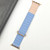 For Apple Watch 3 38mm Reverse Buckle Magnetic Silicone Watch Band(Rose Buckle Blue Pink)
