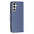 For Samsung Galaxy S23 FE 5G Embossing Two Butterflies Pattern Leather Phone Case(Blue)