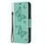 For Samsung Galaxy S23 FE 5G Embossing Two Butterflies Pattern Leather Phone Case(Green)