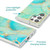 For Samsung Galaxy S23 FE 5G Embossing Two Butterflies Pattern Leather Phone Case(Green)
