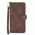 For vivo Y21 2021 / Y21s / Y33 Litchi Texture Zipper Leather Phone Case(Brown) For vivo Y21 2021 / Y21s / Y33 Litchi Texture Zipper Leather Phone Case(Brown)