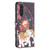 For Samsung Galaxy A25 5G Colored Drawing Pattern Leather Phone Case(Flowers Elephant)