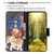 For Samsung Galaxy A25 5G Colored Drawing Pattern Leather Phone Case(Flowers Elephant)