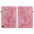 For Amazon Fire Max 11 Butterfly Rose Embossed Leather Tablet Case(Pink)