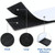 2.5cm Nylon Garment Textile Accessories With Double Sided Adhesive Hook and Loop Fastener(White)