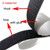 2.5cm Nylon Garment Textile Accessories With Double Sided Adhesive Hook and Loop Fastener(White)