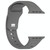 For Apple Watch 7 41mm Square Buckle Silicone Watch Band(Dark Grey)