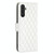 For Samsung Galaxy A25 5G Diamond Lattice Wallet Flip Leather Phone Case(White)