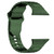 For Apple Watch SE 44mm Square Buckle Armor Style Silicone Watch Band(Plating Green)