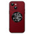 For iPhone 15 SULADA Microfiber Leather MagSafe Magnetic Phone Case(Red)