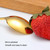 2pcs 304 Stainless Steel Long Handle Thickened Pointed Spoon Coffee Ice Drink Mixing Spoon, Color: Titanium Gold