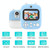 1200W Pixel  2.4 Inch Display Children Print Instant Camera 32G+Card Reader  Pink