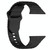 For Apple Watch Ultra 49mm Square Buckle Armor Style Silicone Watch Band(Black)
