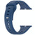 For Apple Watch 38mm Square Buckle Silicone Watch Band(Dark Blue)