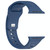 For Apple Watch 38mm Square Buckle Silicone Watch Band(Dark Blue)