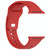 For Apple Watch 8 45mm Square Buckle Silicone Watch Band(Red)