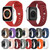 For Apple Watch 8 45mm Square Buckle Silicone Watch Band(Red)