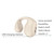 Single Ear Bone Conduction Bluetooth Earphone In-Ear Wearable Running Sports Mini(Skin Color)