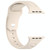 For Apple Watch 4 40mm Square Buckle Silicone Watch Band(Starlight Color)