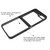 For Samsung Galaxy Z Flip5 Frosted TPU + Transparent PC Phone Case(Black)