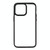 For iPhone 15 Pro Frosted TPU + Transparent PC Phone Case(Black)