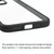 For iPhone 15 Pro Frosted TPU + Transparent PC Phone Case(Black)