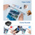 FN333 A4 Photo Laminating Machine With Hot And Cold Mode, Size: Set 3(US Plug)