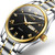 OLEVS 5563 Men Luminous Waterproof Quartz Watch(Black + Gold)